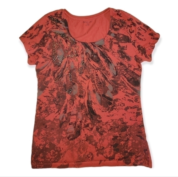 Nwot Relativity Feather Top - Picture 1 of 2